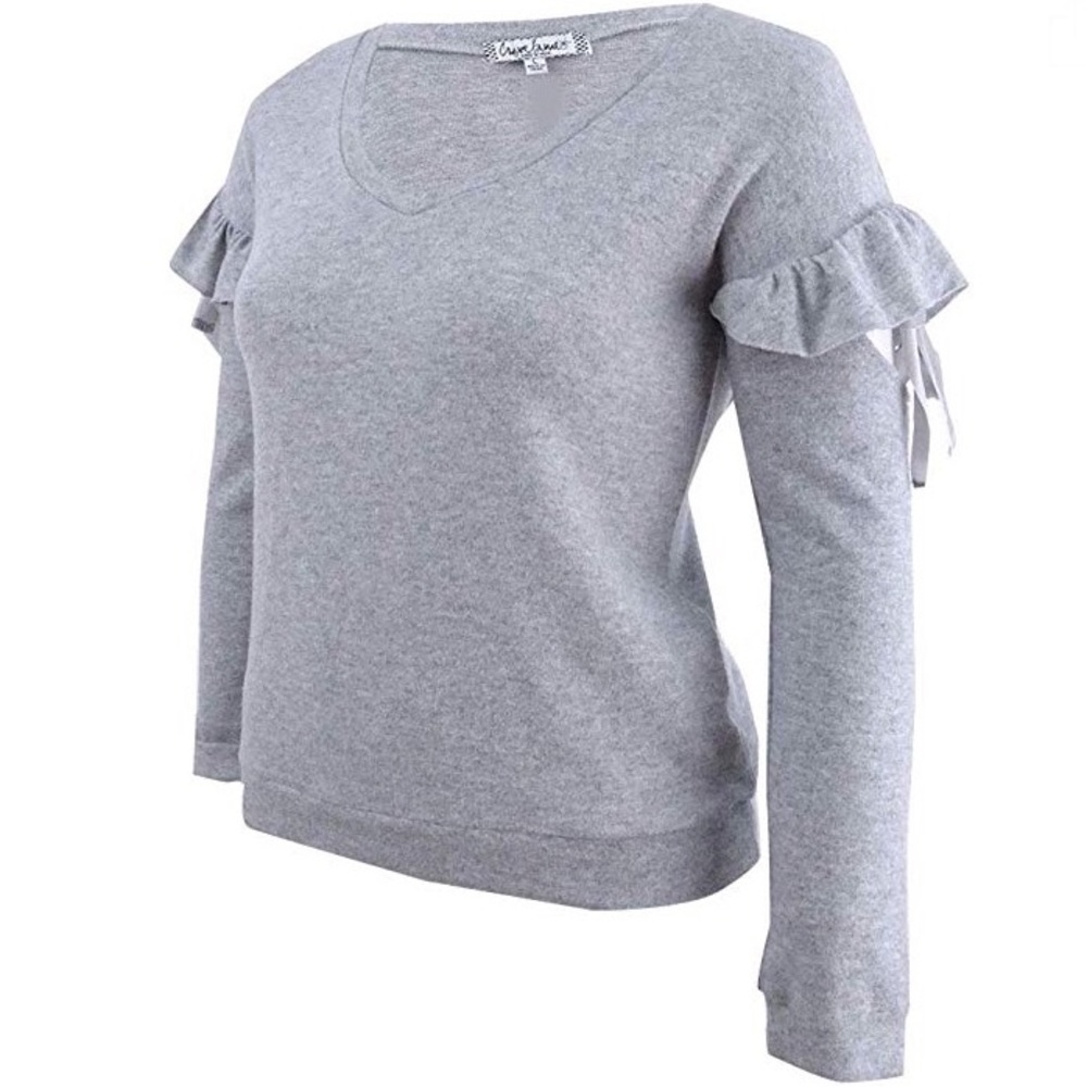 Ruffled Cozy Sweater